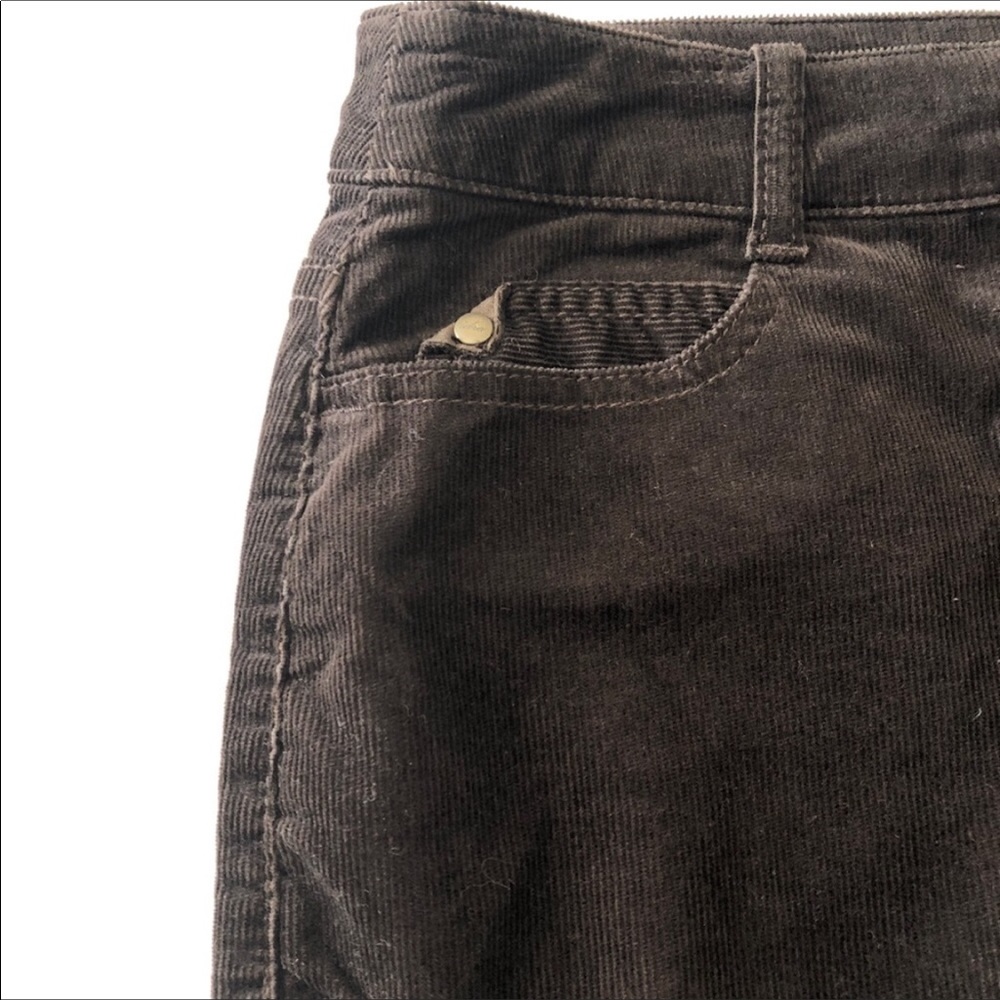 Cidra Chocolate Brown Corduroy Skirt - Picture 3 of 11